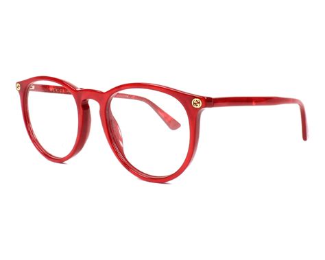 blue and red gucci glasses|gucci red frame eyeglasses.